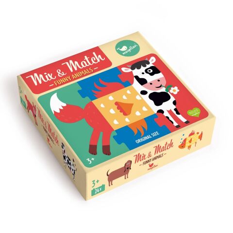 Magellan Mix & Match-Puzzle Tiere