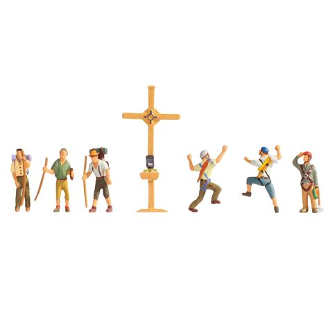 Noch Figuren-Set 
Bergwanderer und Kreuz