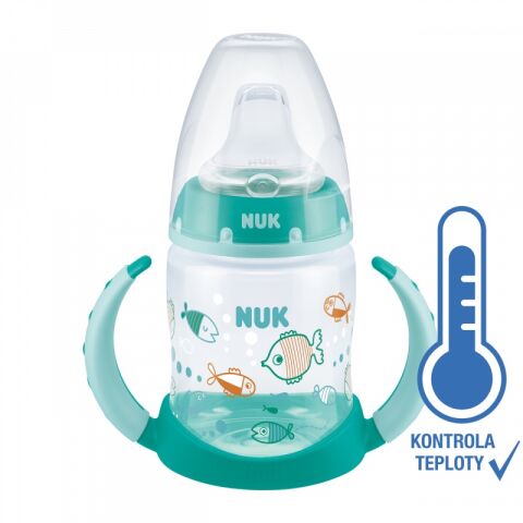 NUK FC Lernflasche mit Temperaturkontrolle 150 ml 1 Stück grün