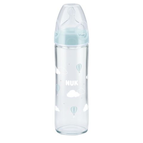 NUK First Choice Plus Glasflasche 240ml Neu Klassisch