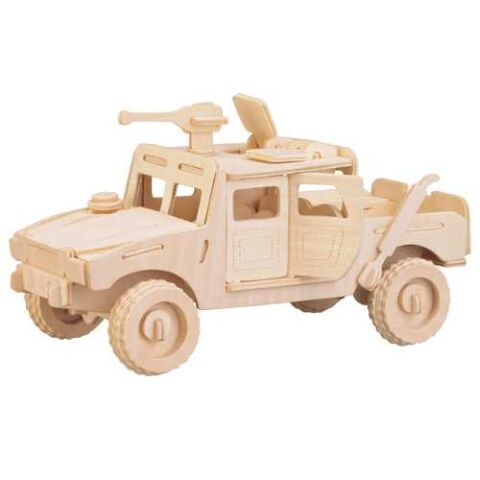 Woodcraft Hölzernes 3D-Puzzle Kampffahrzeug