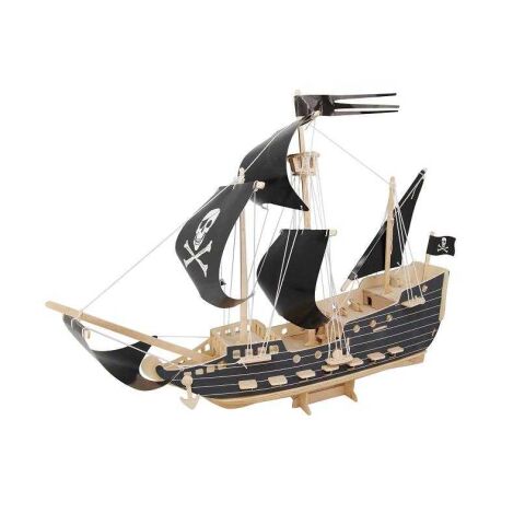 Woodcraft Holzpuzzle 3D Piratenschiff