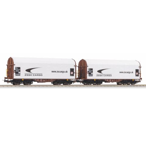 Piko Set 2er Schiebeplanenwagen Shimmns ZSSK VI - 58258