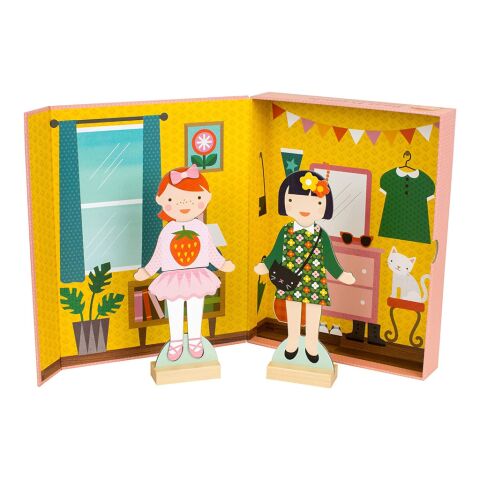 Petit Collage Magnetisches Puzzle - Beste Freunde