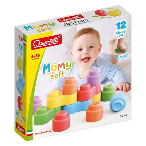 Quercetti Baukasten Momy Soft 12 Stück