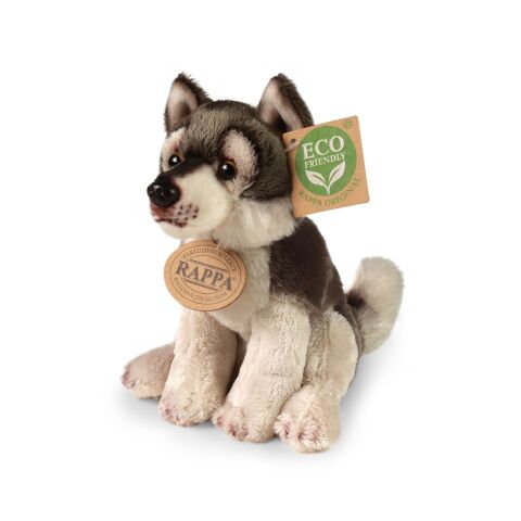 Rappa Plüsch-Wolf sitzend 15 cm ECO-FRIENDLY