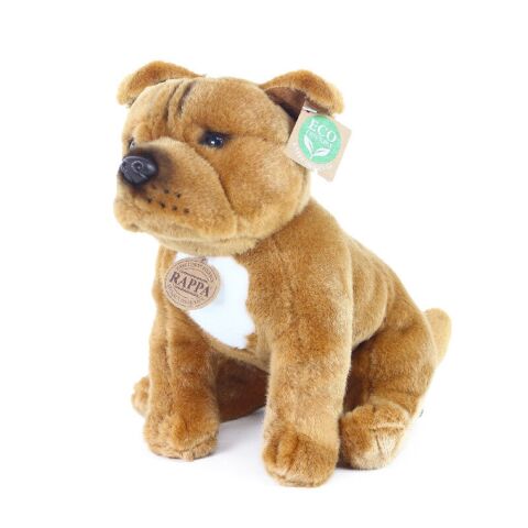 Rappa Staffordshire Bull Terrier Plüschhund sitzend 30 cm ECO-FRIENDLY