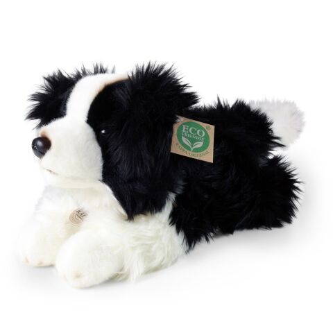 Rappa Plüsch Border Collie Hund liegend 30 cm ECO-FRIENDLY