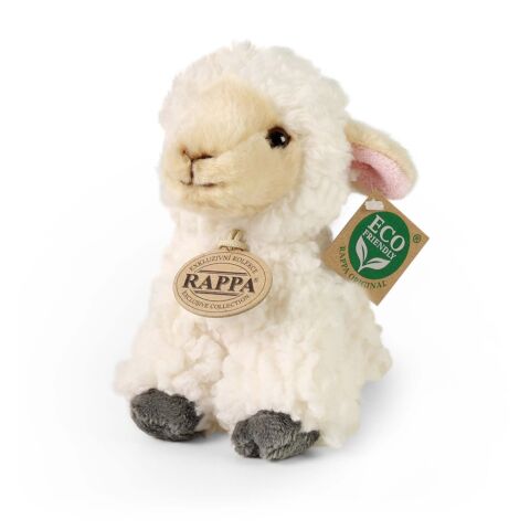 Rappa Plüsch Sitzendes Schaf 16 cm ECO-FRIENDLY