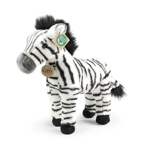 Rappa Stehendes Zebra aus Plüsch 30 cm ECO-FRIENDLY