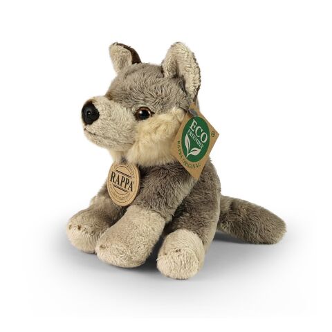 Rappa Plüschwolf, 13 cm ECO-FRIENDLY