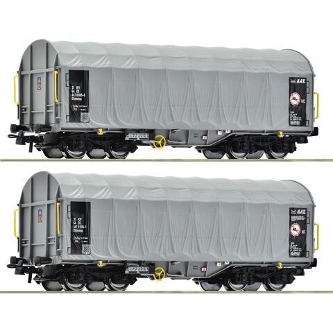 Roco 2-teiliges Set Güterwagen mit Plane, Shimmns ČD - 6600144