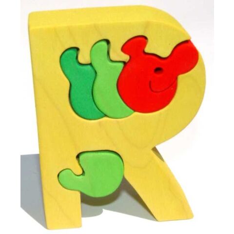 Fauna Alphabet Buchstabe R Wurm