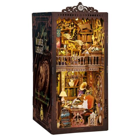 2Kids Toys 3D-Puzzle Buchstütze Miniaturhaus Mystische Bibliothek
