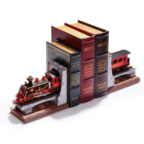 RoboTime 3D-Puzzle Buchstütze 
Historischer Dampfzug
