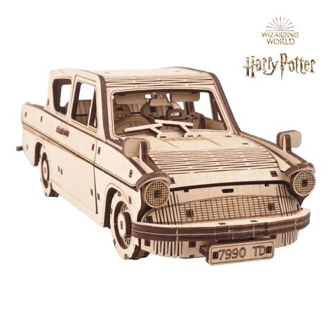 Ugears Mechanisches 3D-Holzpuzzle Harry Potter Fliegender Ford Anglia