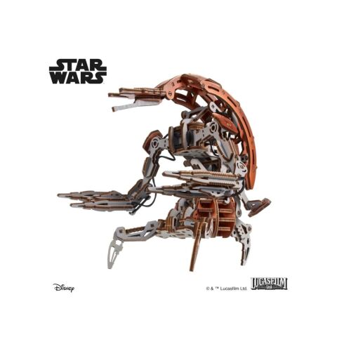 Ugears Mechanisches 3D-Puzzle aus Holz Star Wars Droideka