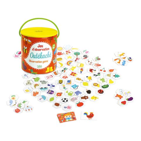 Vilac Memo-Spiel Outékaché in einem Eimer