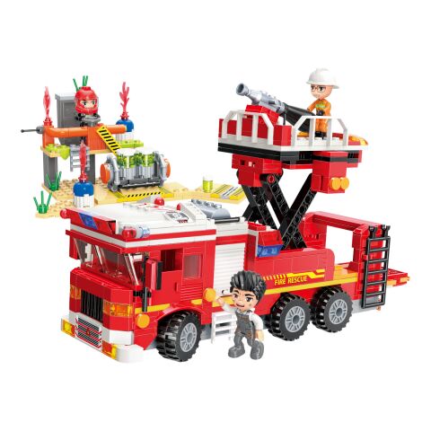Qman Mine City Fire Line W12013 Tankwagen-Sprühgerät mit Plattform