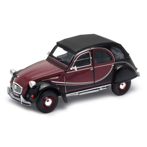 Welly Citroen 2CV 6 Charleston 1:24 schwarz, grau