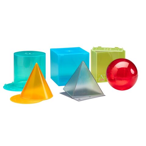 Wissner Satz geometrischer Körper transparent 6-teilig