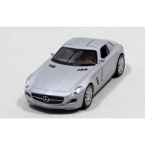 Welly - Mercedes-Benz SLS AMG Modell 1:34 silber