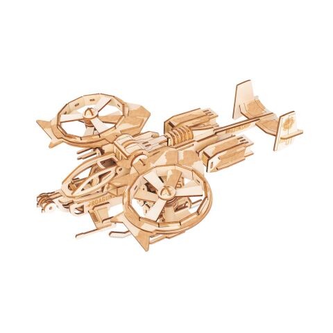 Woodcraft 3D-Puzzle aus Holz RDA Battle Helicopter
