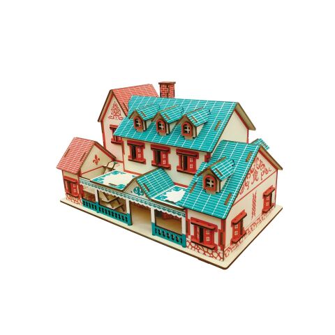 Woodcraft Hölzernes 3D puzzle Vila Narat