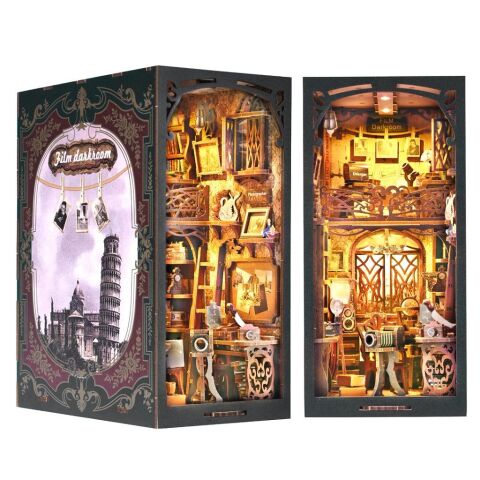 2Kids Toys 3D-Puzzle Buchstütze Miniaturhaus Fotografenversteck