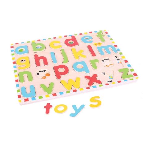 Bigjigs Toys Kleines englisches Alphabet mit Bildern