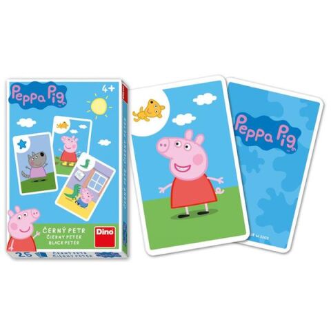 Dino Spielkarten Peppa Pig Schwarzer Peter