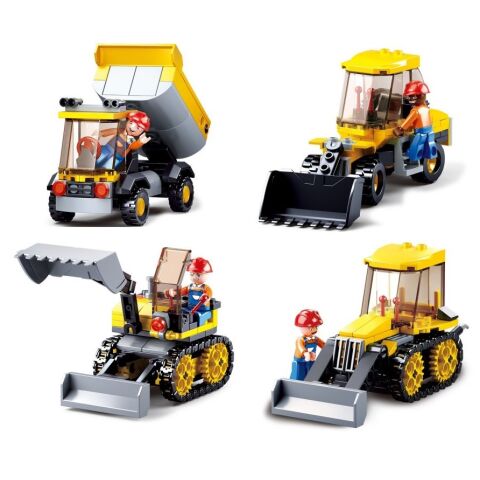 Sluban Town Builders M38-B0377 Display - 4sorts / 8pcs