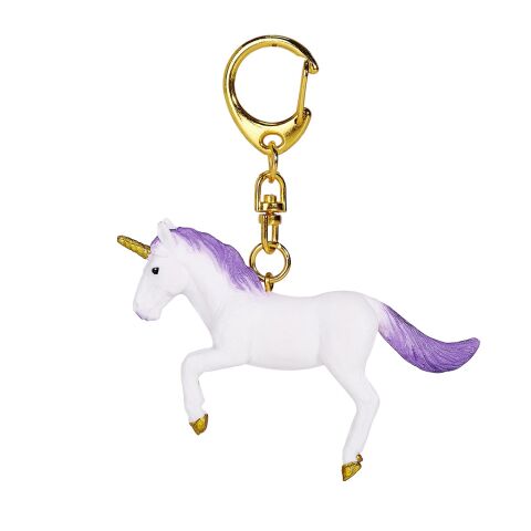 Mojo Springender Einhorn-Schlüsselanhänger lila