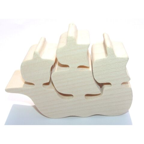 Fauna Holzboot natur